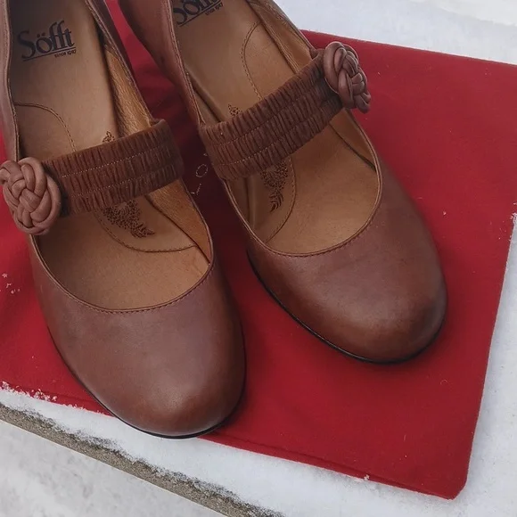 Sofft Leslie Maryjane Leather Shoe Size 9.5 - Picture 2 of 11